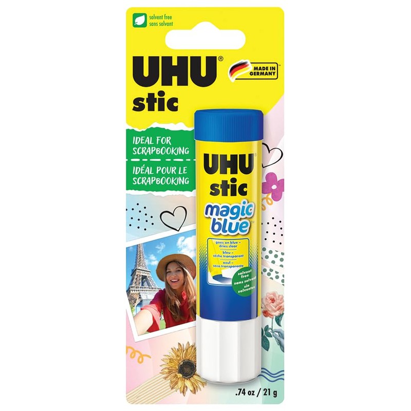 Staedtler UHU Stic de pegamento, 21 g (9u99645), color azul