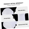 Healvian 10pcs Plastic Roll Bottles for Aromatherapy Oils Leak Resistant