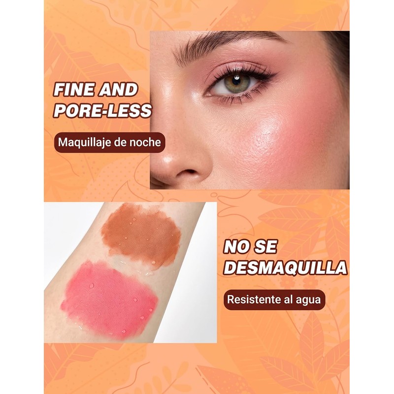 Erinde Rubor y Bronceador Cremoso Multiusos, Barra de Maquillaje 2