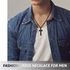 PINKDODO Confirmation Gifts for Teenage Boys Catholic Men Cross Necklace