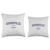 Gainesville University-Style Gator FL Pride Throw Pillow