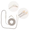 Braided Headphone Wire Fit for se215 se425 se535 se846 ue900(Transparent
