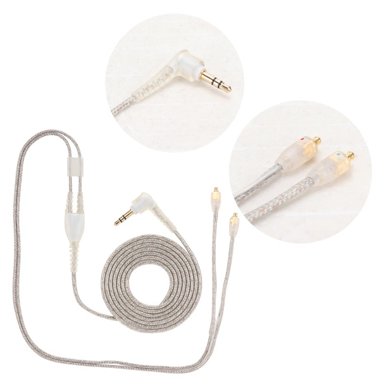 Braided Headphone Wire Fit for se215 se425 se535 se846 ue900(Transparent
