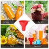 Lauwell Silicone Funnels 4 Pieces Wide Mouth Funnel Flexible Condiment