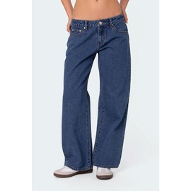 Petite Raelynn Washed Low Rise Jeans - Color: BLUE WASHED, Size: XS