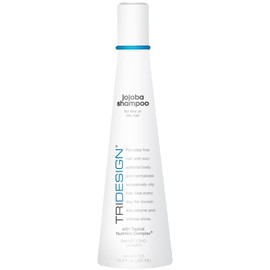 TRI Design Jojoba Oil Shampoo - Gentle Daily Use Shampoo for Women, Moisturizing Shampoo for Oily Hair, Shampoo Moisturizer for All Hair Types, Moisture Repair, 10.5 fl oz Shampoo