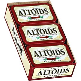 Altoids Curiously Strong Mints, Cinnamon, 1.76oz Per Tin, 6 Tin Pack