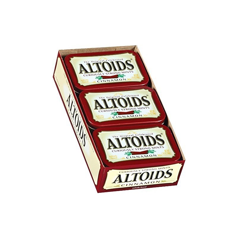 Altoids Curiously Strong Mints, Cinnamon, 1.76oz Per Tin, 6 Tin