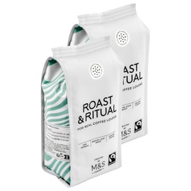 Roast & Ritual Ground Coffee Duo, Medium-Light Roast, 100% Arabica - Set of 2 x 227g