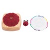 Pin Cushion Kit Cute Pumpkin Shape Pin Cushion Wooden Base