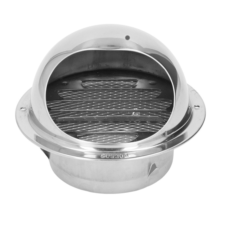 Stainless Steel Round Air Vent Thicken Windproof Rainproof Round Ventilation