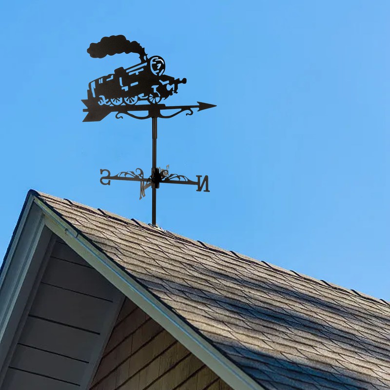 Garden Weathervane Roof Outdoor Metal Wind Vane Decoration for Yard