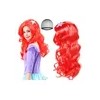 Peluca De Princesa Ariel Sirenita De Cosplay Para Niñas