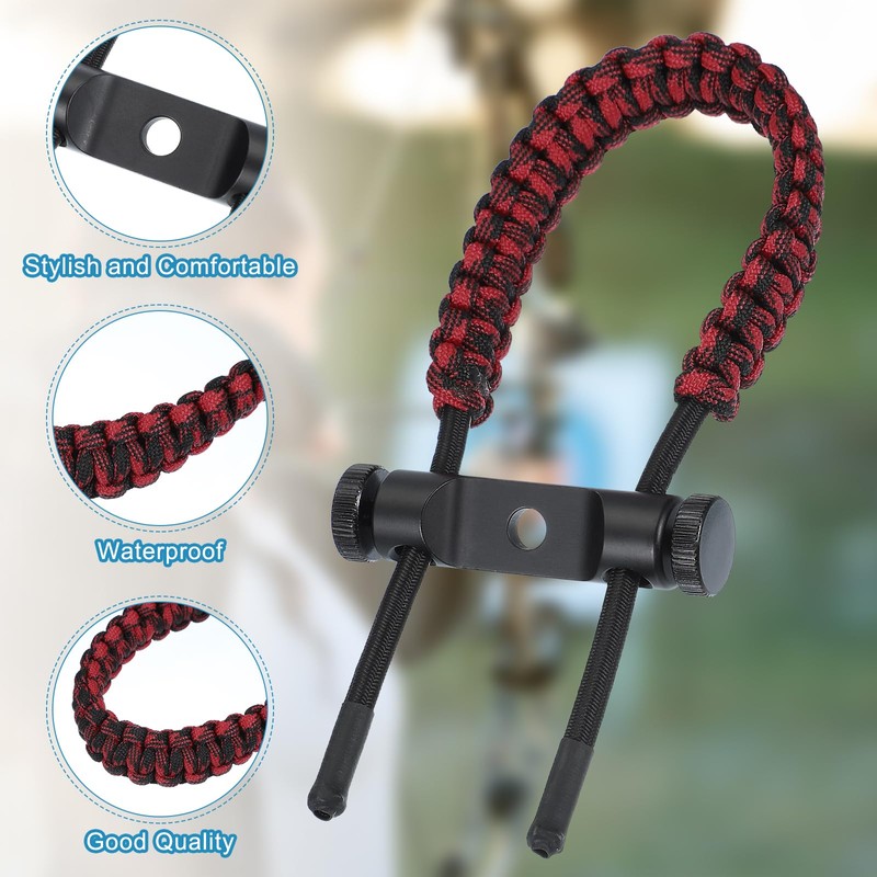 sourcing map Archery Bow Wrist Sling 15.75 Inch 550 Paracord