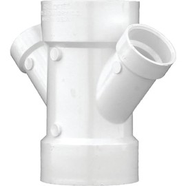 3"X1-1/2"PVC-DWV DBL WYE