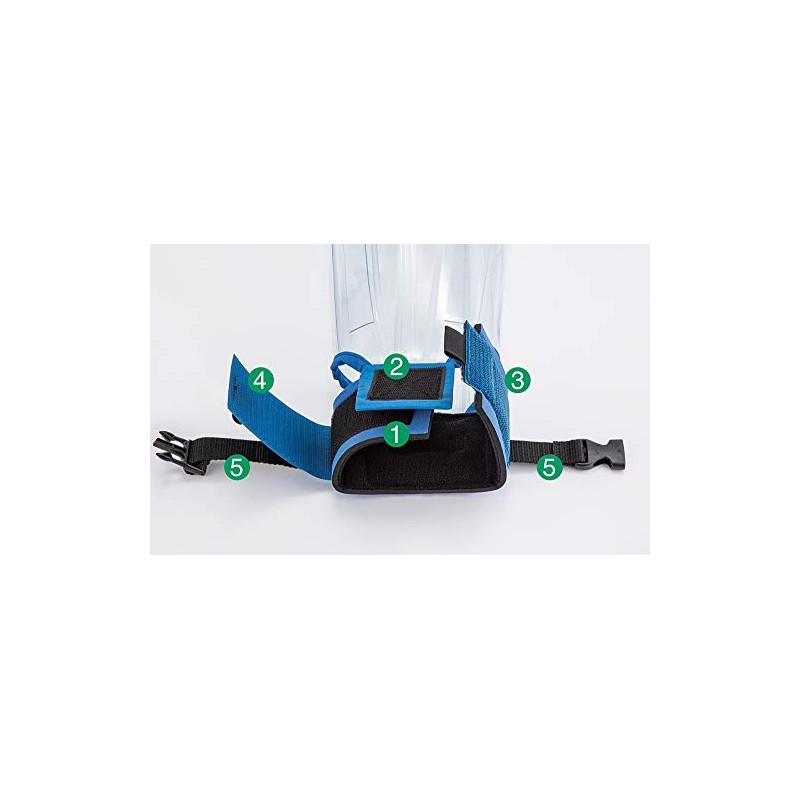 Al Care 20811 Clear Mittens and Wraps, 2 Pieces, Suitable