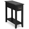 Tangkula Narrow End Table, Slim Side Table with Drawer and