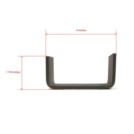 The ROP Shop | (Pack of 4 2x4 Steel Weld-On Stake Pocket Mount for Load Utility Transport Tow