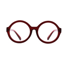 OCCI CHIARI Reading Glasses Women Stylish Reader 0 100 150 200 250 (Red , 2.0)