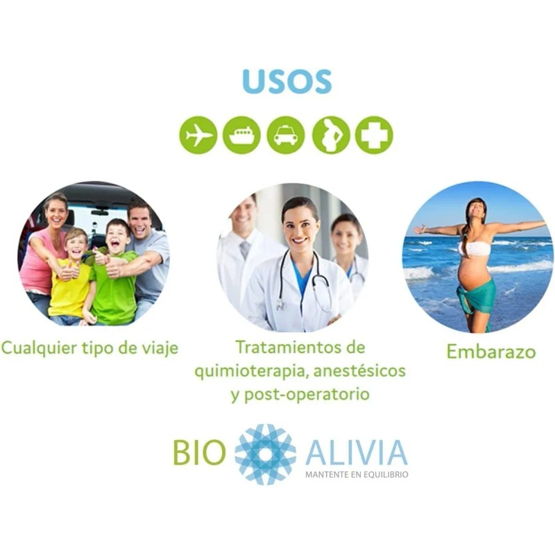 Pulsera 1 Par Anti Mareo Acupuntura Nauseas Envio Gratis