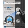 TEEHO TE002K Keyless Fingerprint Deadbolt Door Lock - Smart Lock