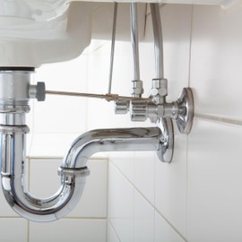 Siphon Rubber and Wall Rosette Set, NW 30/40, Rubber Sleeve for DN40 Drain Pipe Inner Diameter 40 mm, 1 ¼ Inch Siphon Tube Outer Diameter 32 mm, Push Rosette with Diameter 60 mm Outer, Diameter 32 mm