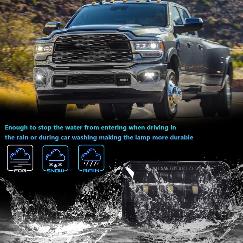 PIT66 LED Fog Light, Compatible with 2015-2020 Ford F150/2017-2018 Ford