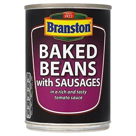 Branston Baked Beans with Sausages (405g) - Pack of 2