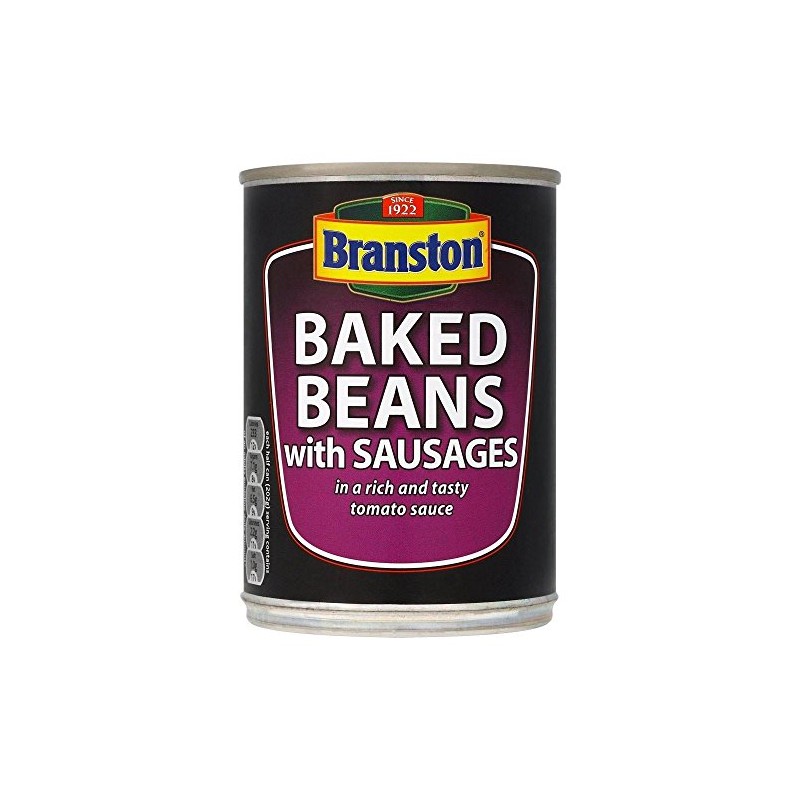 Branston Baked Beans with Sausages (405g) - Pack of 2