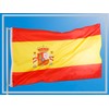 Aricona Spanish National Flag with Brass Eyelets, Weatherproof Flag for