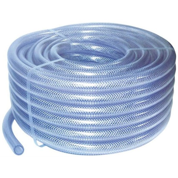 38mm ID 3 Metre Length Clear Braided PVC Hose with