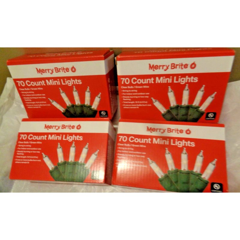 Merry Brite 4 Pack Merry Brite Each 70 Count Mini