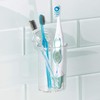 iDesign Plastic Suction Tumbler Cup and Bathroom Organizer for Mirror