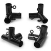Aoneky 1-3/8 Inch Slant Roof Corner Canopy Fitting Kit, Heavy