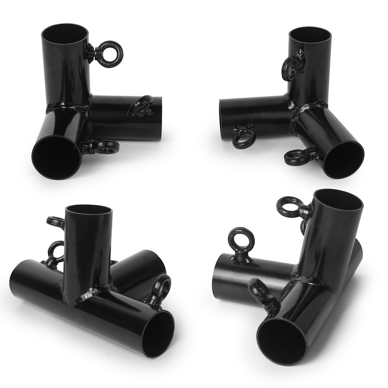 Aoneky 1-3/8 Inch Slant Roof Corner Canopy Fitting Kit, Heavy