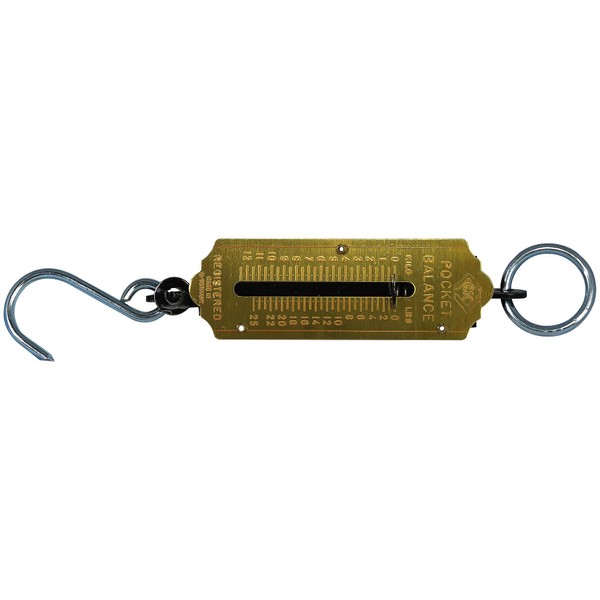 Pocket Scale 12.5kg Pewter Hook | Weighing Scale Measurement -