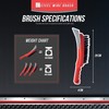 Wire Brush Set, Multipurpose Steel Brush with Metal Scraper and
