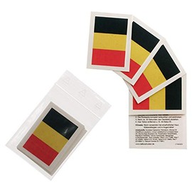 25 x Belgium Flag Tattoo - Fan Set European Championship - Temporary Body Tattoo (25)
