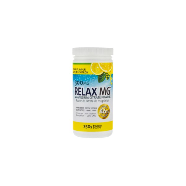 Naturopathic Labs Relax MG Magnesium Powder (Lemon) 300mg - 250g