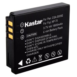 Kastar CGA-S005 Battery for Panasonic Lumix DMC-FX10 FX10GK FX12 FX50 FX100 FX150 LX1