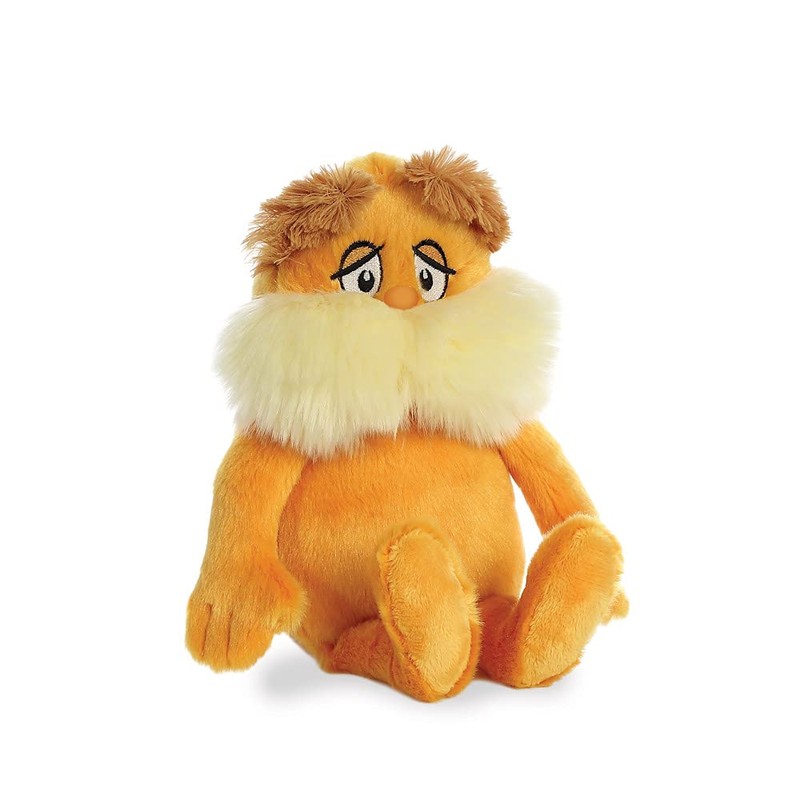 Aurora, 15920, Dr Suess, The Lorax 7.5In, Soft Toy, Orange