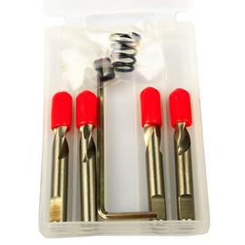 McJ Tools 4pack Pilot Drill Bits for Metal Hole Cutters