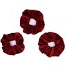 Mytoptrendz® Burgundy Soft Velvet Scrunchies Hair Ties Hair Bobbles Ponytail