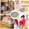 Zerodeko Anti-Spill Plate for Seniors and People with Disabilities, Non-Slip