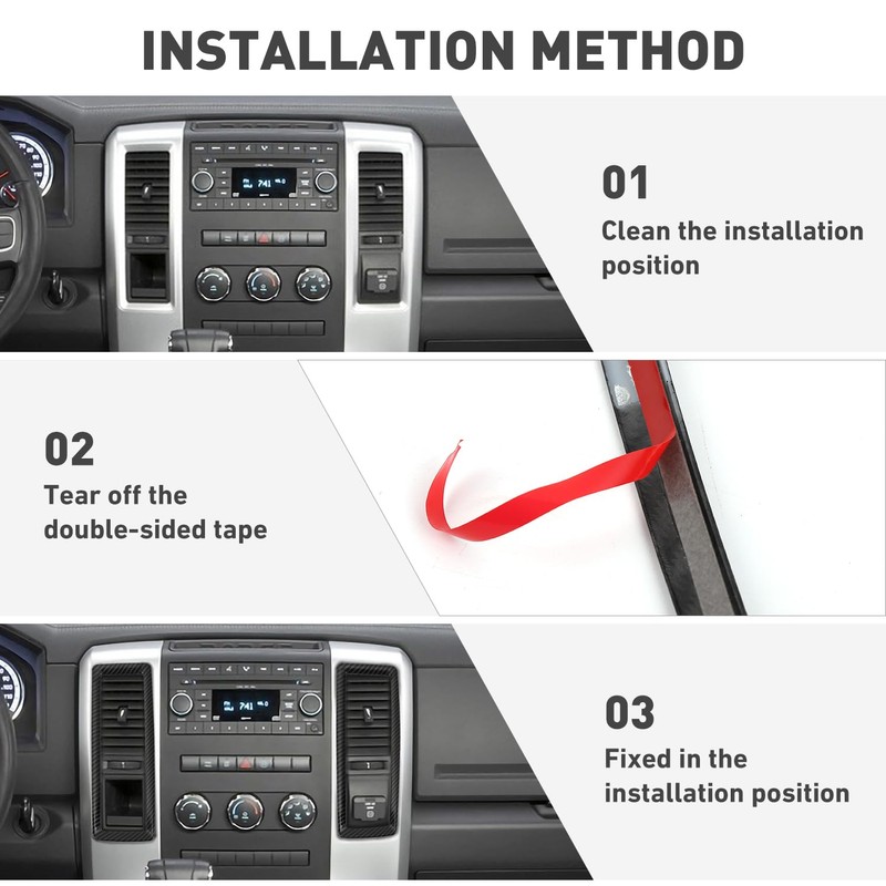 HTHE Dash Air Conditioning AC Ring Vent Cover Trim Compatible