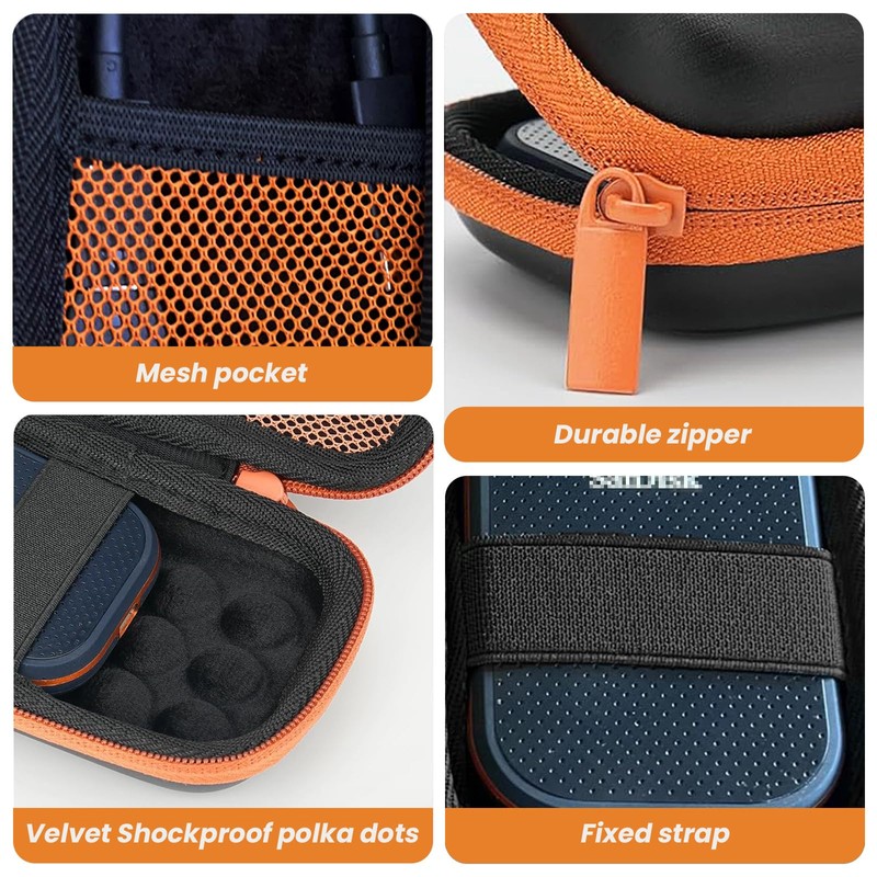 Hard Carrying Case for SanDisk Extreme, Extreme PRO, Portable SSD,