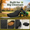 Heavy Duty Lawn Tractor Leaf Bag 420D Oxford Grass Catcher