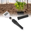 Soil PH Meter with Backlit LCD Display Multipurpose Fruit Meat