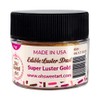 SUPER LUSTER GOLD METALLIC EDIBLE Luster Dust (4 grams each
