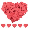 CRAFFANCY 100 Pcs Origami Paper Hearts, Red Double Sided Origami